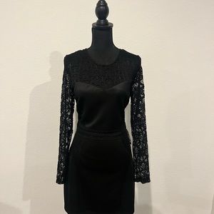 BCX Juniors Dress Lace Body